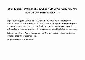 2017 12 05 ST-EXUPERY-LES-ROCHES HOMMAGE NATIONAL AUX MORTS POUR LA FRANCE EN AFN (1)